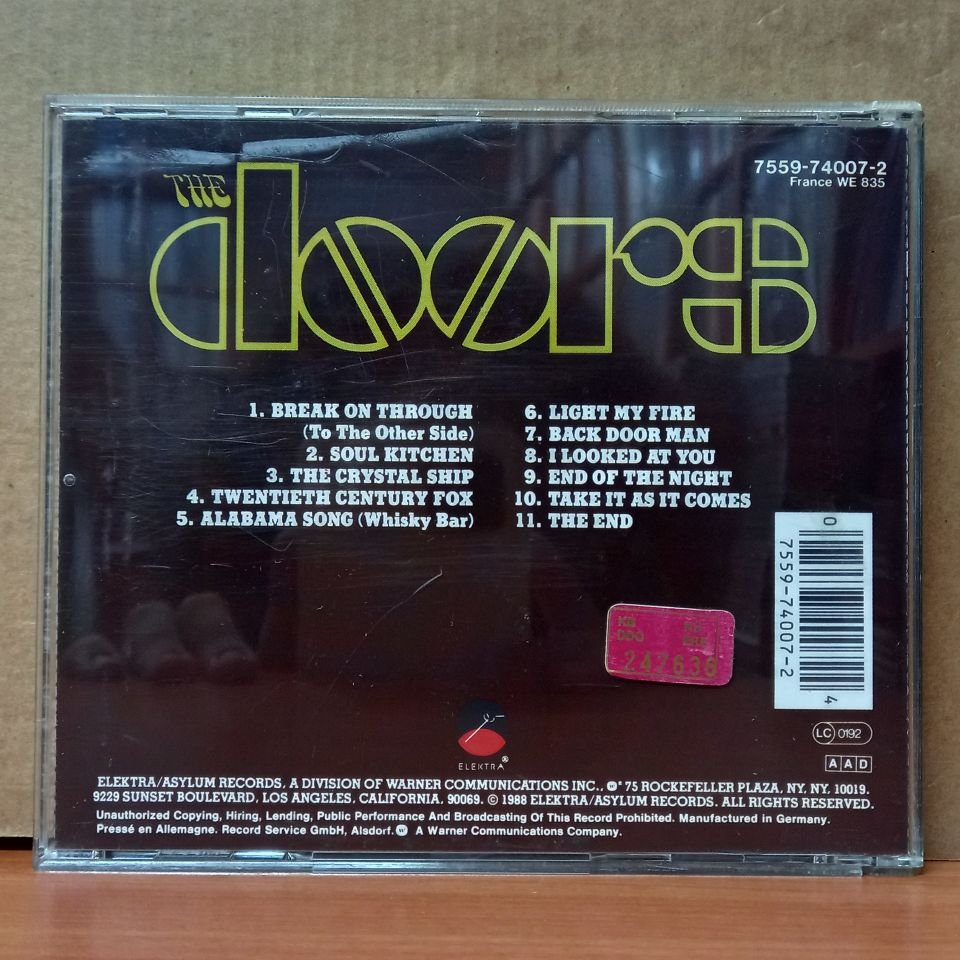 THE DOORS - THE DOORS (1988) - CD 2.EL