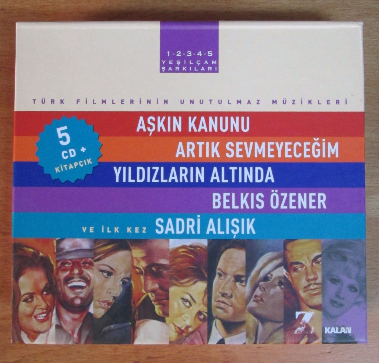 YEŞİLÇAM ŞARKILARI (KALAN) - 5CD KUTU 2.EL