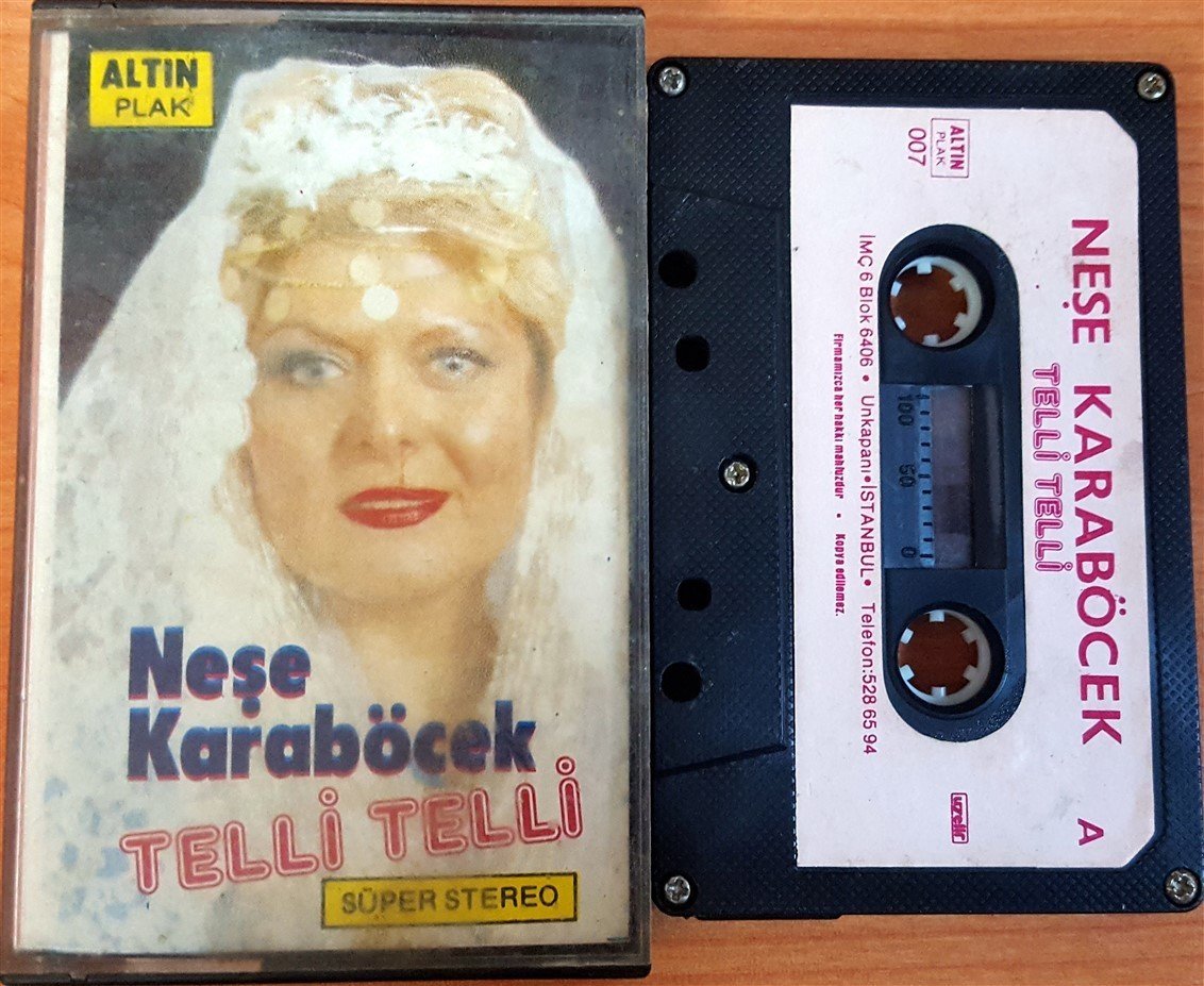 NEŞE KARABÖCEK - TELLİ TELLİ KASET 2.EL