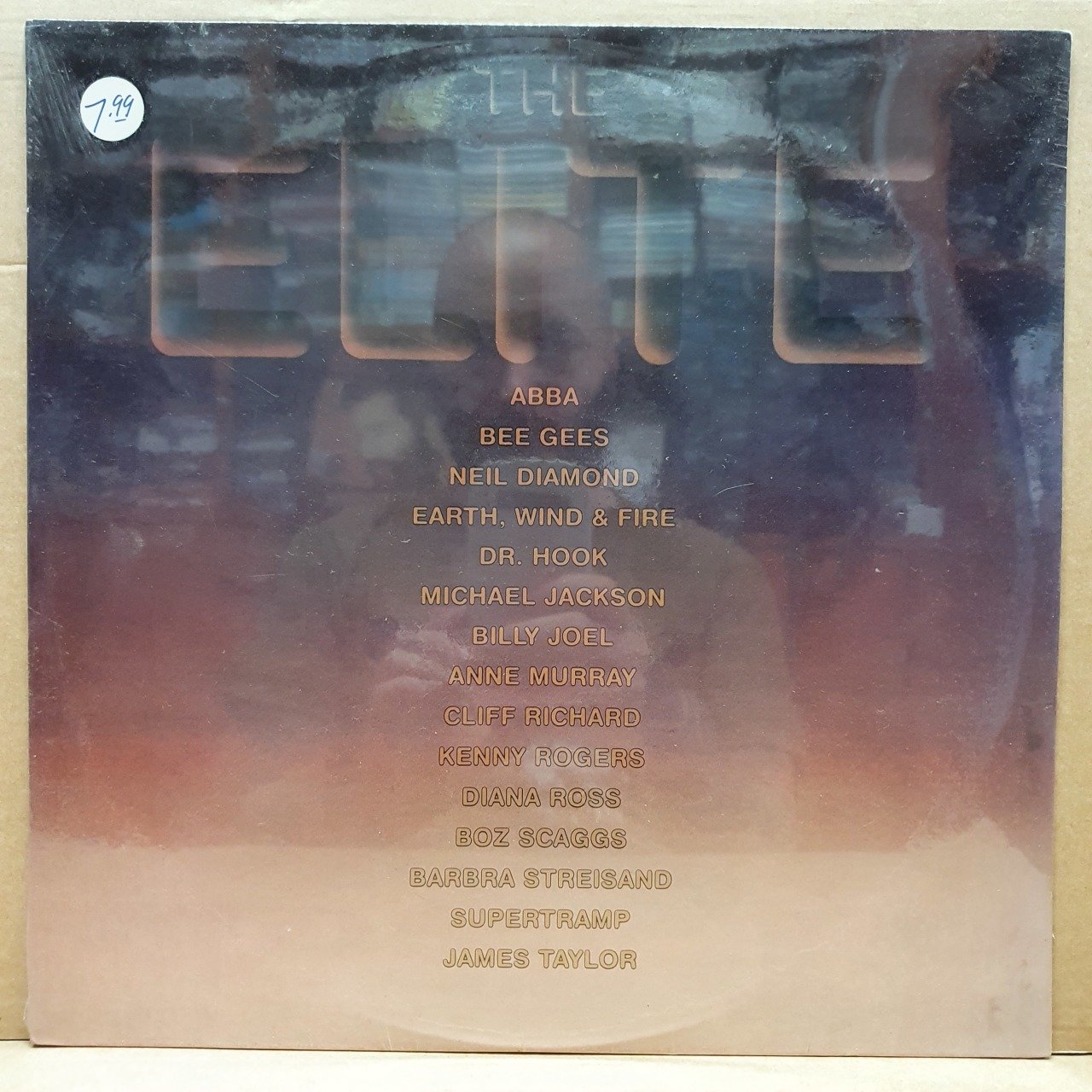 THE ELITE / ABBA, BEE GEES, NEIL DIAMOND, MICHAEL JACKSON, DR. HOOK, DIANA ROSS, SUPERTRAMP (1981) - LP DÖNEM BASKISI SIFIR PLAK