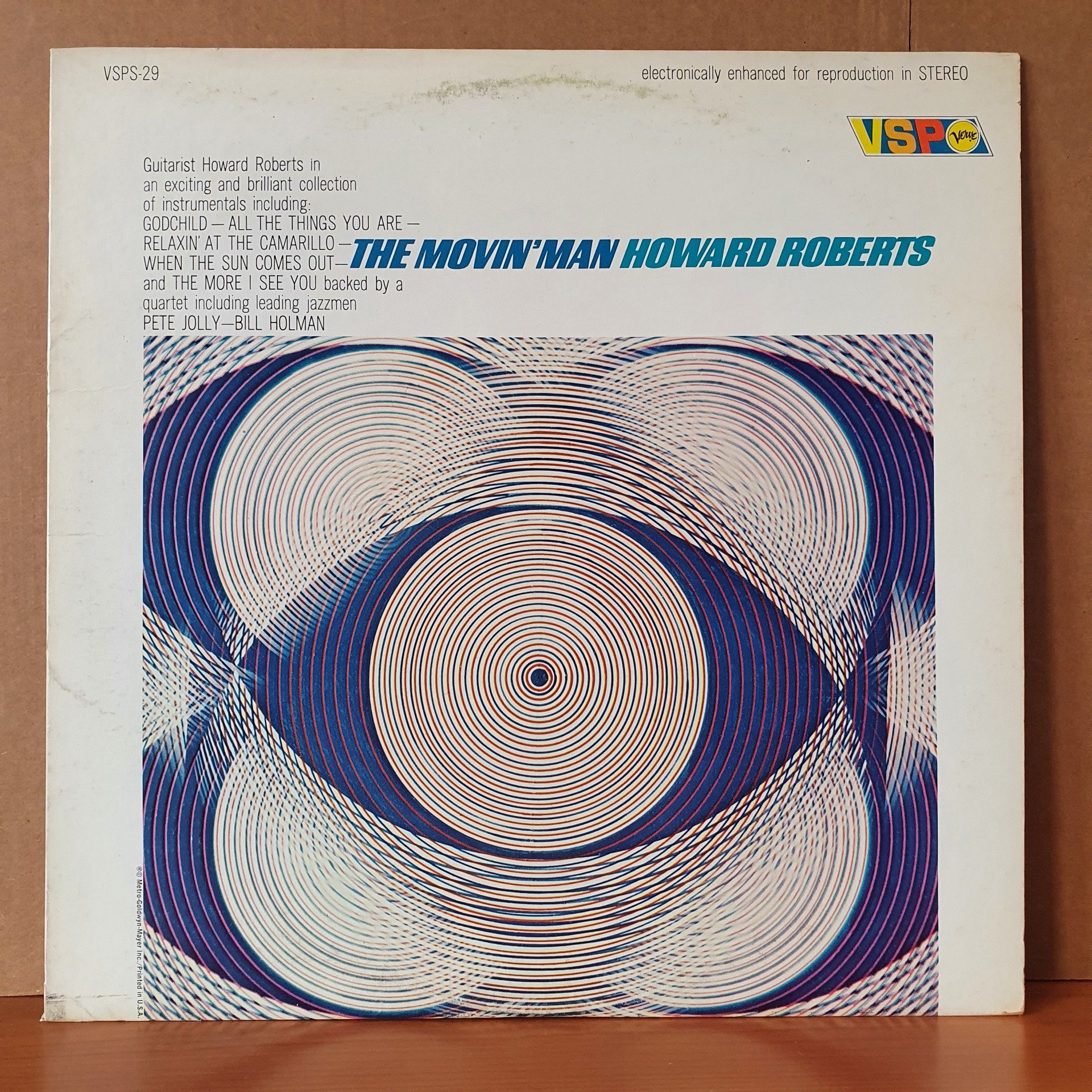HOWARD ROBERTS - THE MOVIN' MAN (1966) - LP 2.EL PLAK
