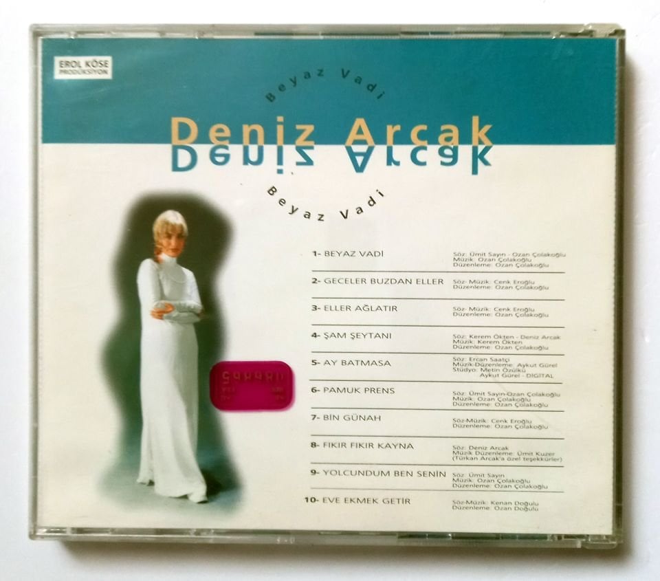 DENİZ ARCAK - BEYAZ VADİ (1995) - CD 2.EL