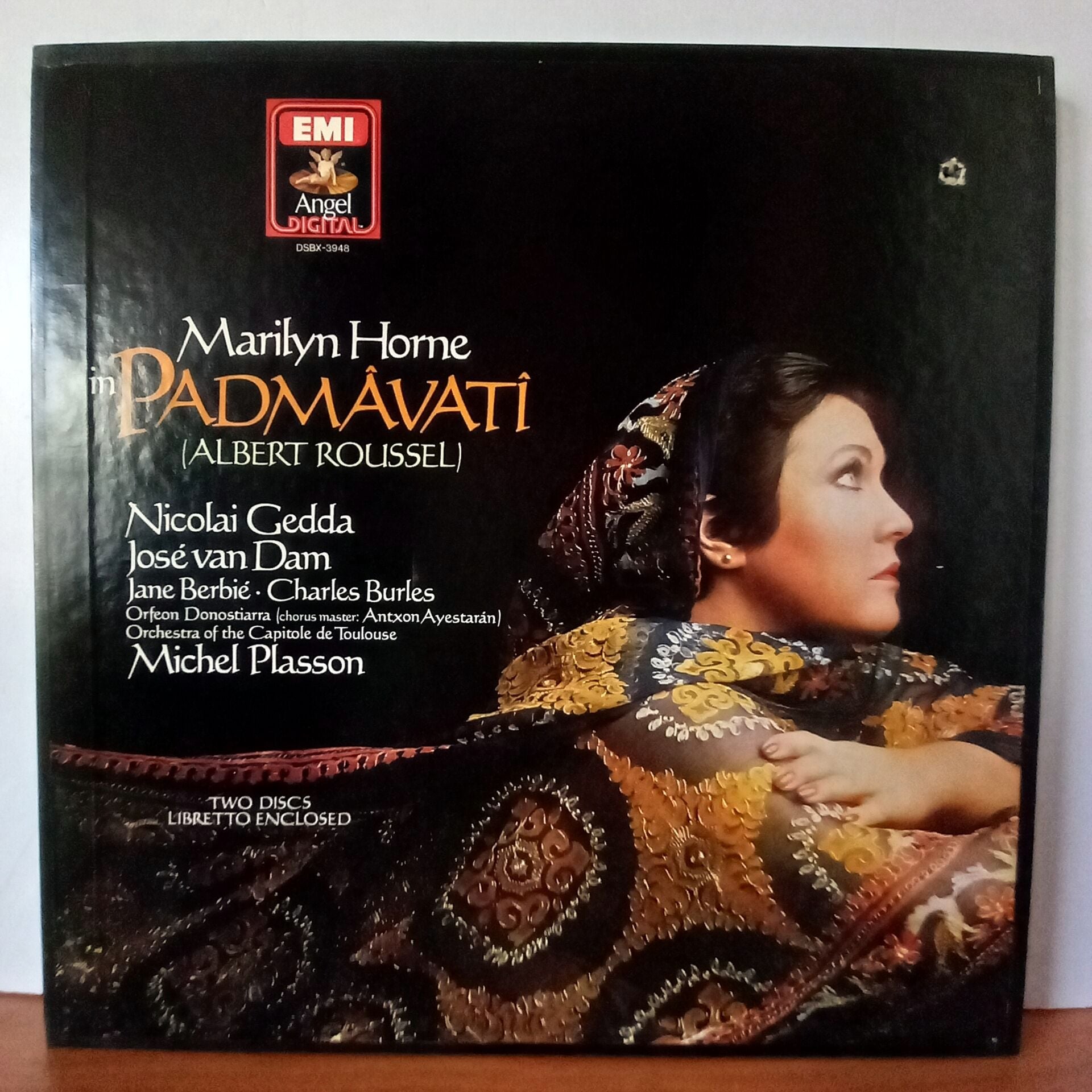 ALBERT ROUSSEL: PADMAVATI / MARILYN HORNE, NICOLAI GEDDA, JOSE VAN DAM, ORFEON DONOSTIARRA, JANE BERBIE, CHARLES BURLES, MICHEL PLASSON, ANTXON AYESTARÁN, ORCHESTRE DU CAPITOLE DE TOULOUSE (1983) - 2LP BOX SET 2.EL PLAK