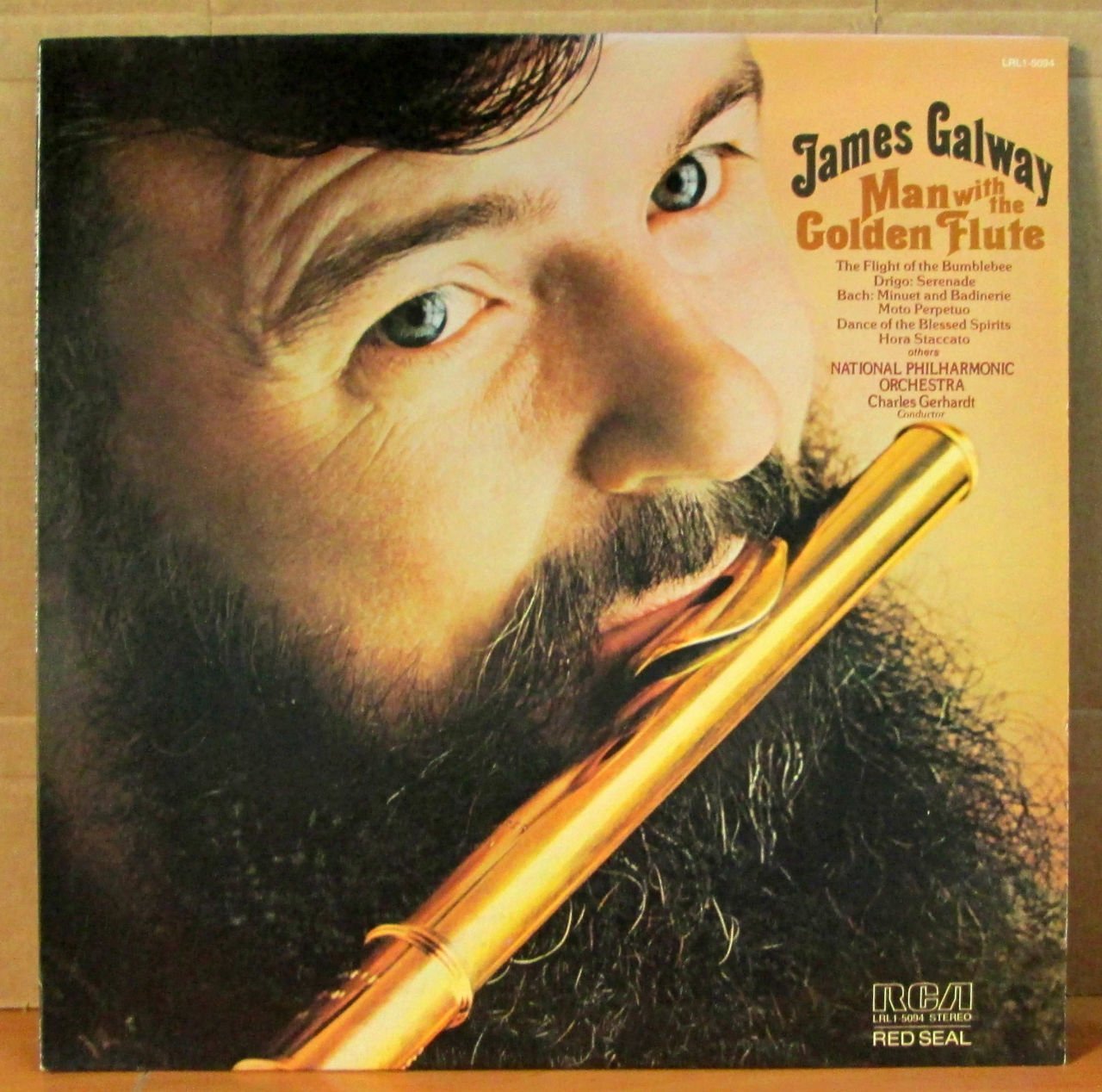 JAMES GALWAY - MAN WITH THE GOLDEN FLUTE LP 2.EL