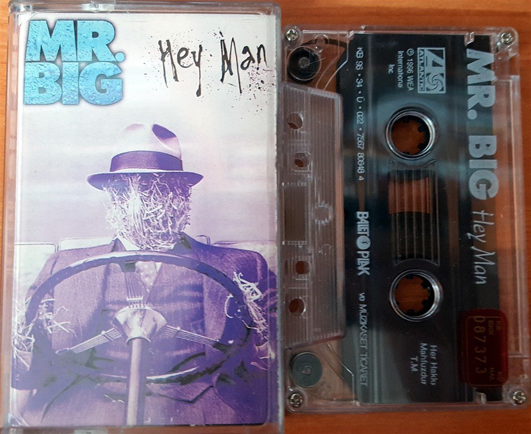 MR. BIG - HEY MAN (1996) BALET CASSETTE MADE IN TURKEY ''USED''