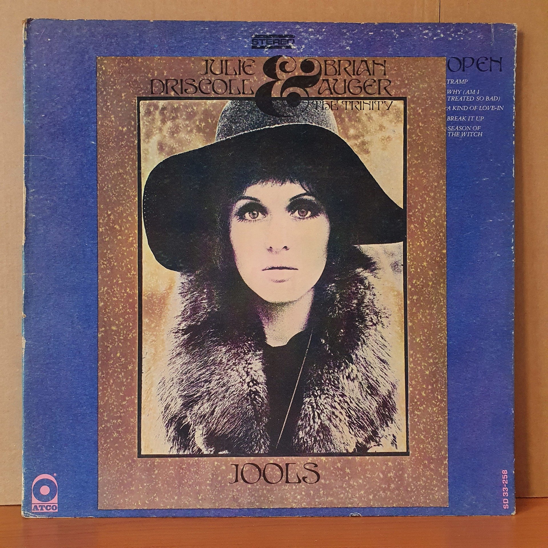 JULIE DRISCOLL, BRIAN AUGER & THE TRINITY - OPEN (1968) - LP 2.EL PLAK