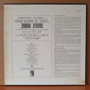 BORN FREE SOUNDTRACK / JOHN BARRY (1966) - LP 2.EL PLAK