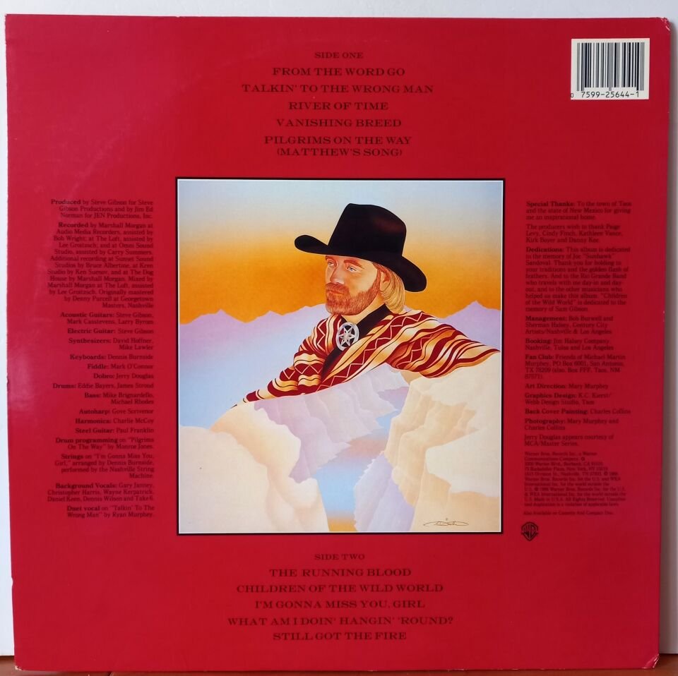 MICHAEL MARTIN MURPHEY – RIVER OF TIME (1988) - LP 2.EL PLAK