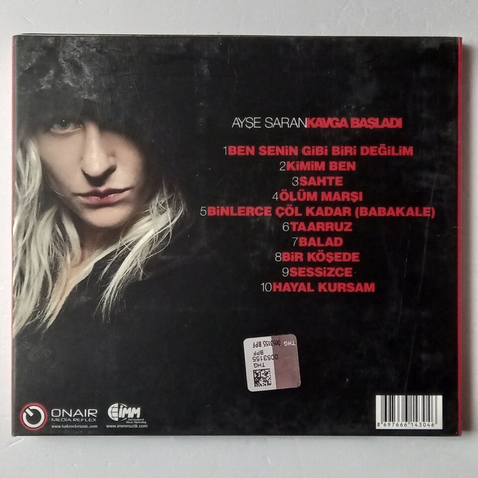 AYŞE SARAN – KAVGA BAŞLADI (2017) - CD DIGIPAK 2.EL