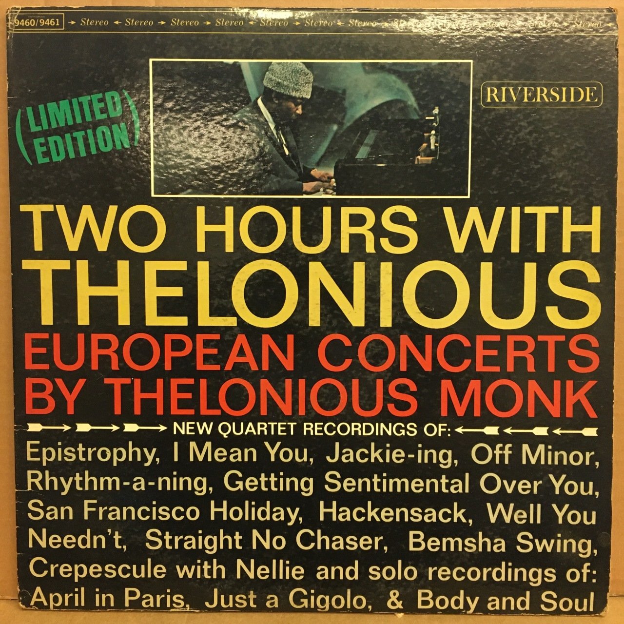 THELONIOUS MONK EUROPEAN CONCERTS 2.EL 2PLAK