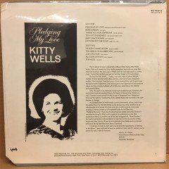 KITTY WELLS - PLEDGING MY LOVE - LP DÖNEM BASKISI SIFIR PLAK