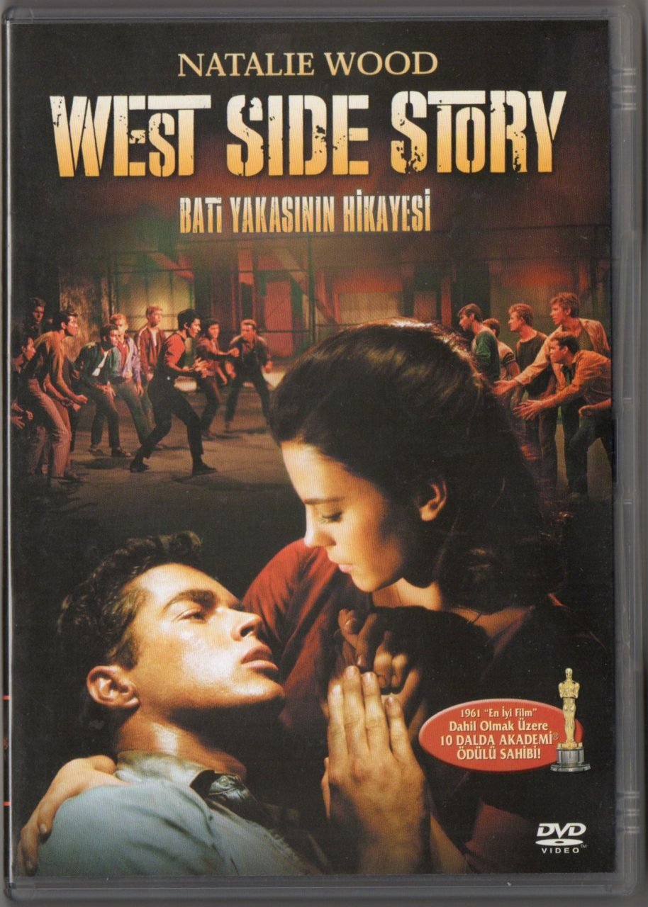WEST SIDE STORY - BATI YAKASININ HİKAYESİ - NATALIE WOOD - RICHARD BEYMER - DVD 2.EL