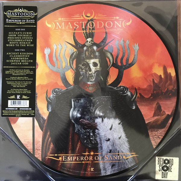MASTODON - EMPEROR OF SAND (2018) - SIFIR PICTURE DISC PLAK