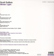 SCOTT DuBOIS - WINTER LIGHT (2015) - 2LP ACT MUSIC 180GR SIFIR PLAK