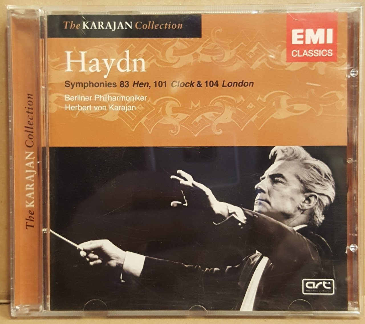 HAYDN - SYMPHONY NO 83 (THE HEN) NO 101 (THE CLOCK) NO 104 (LONDON) / KARAJAN (2005) - CD 2.EL