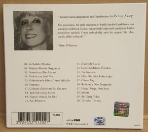 BEHİYE AKSOY - GÖZLERİN / ÖLMEYEN NAĞMELER  - CD 2.EL