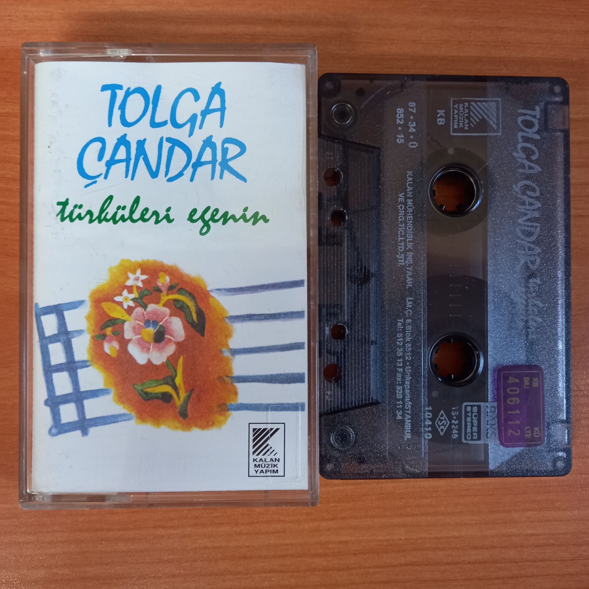 TOLGA ÇANDAR - TÜRKÜLERİ EGENİN (1987) - KASET 2.EL