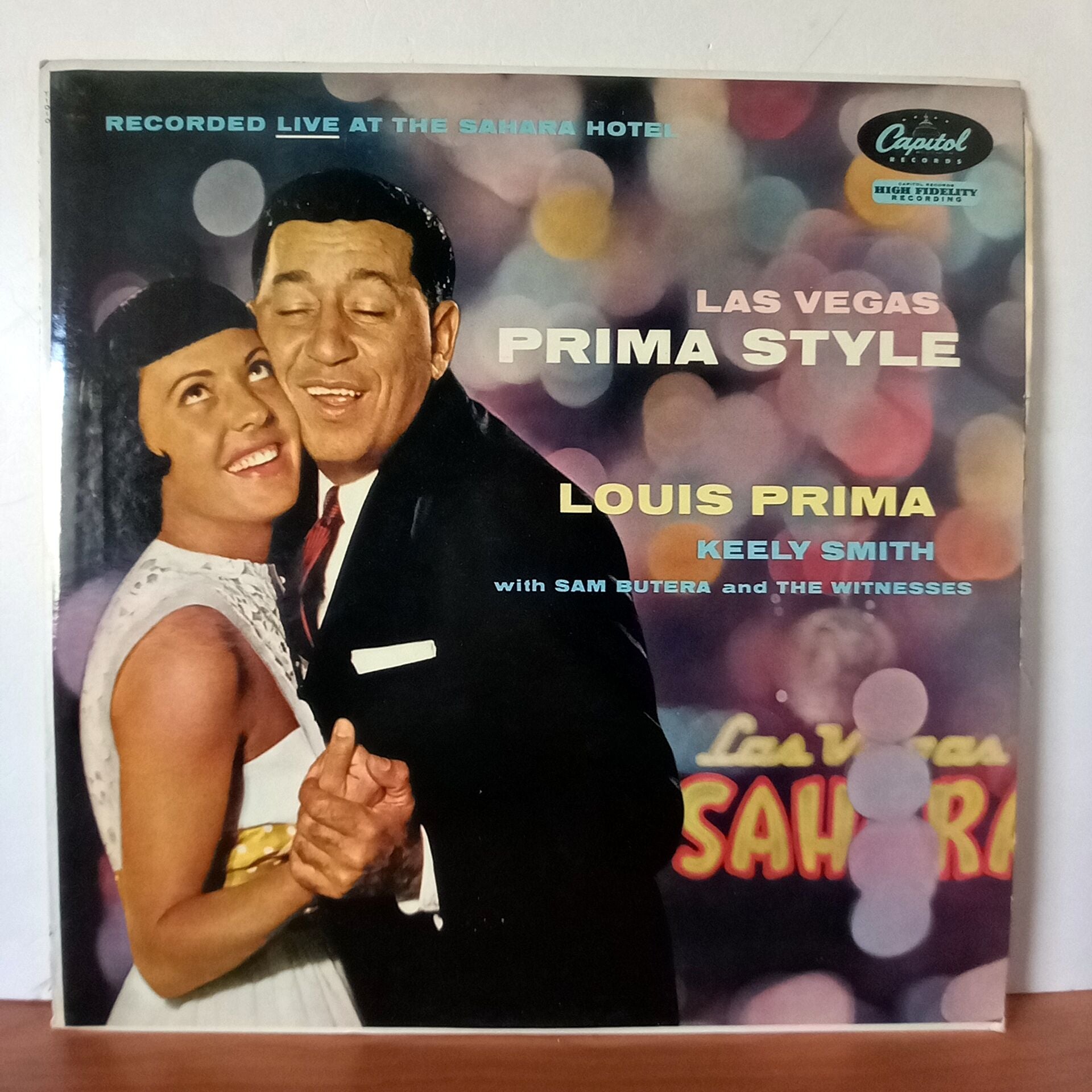LOUIS PRIMA AND KEELY SMITH WITH SAM BUTERA AND THE WITNESSES – LAS VEGAS PRIMA STYLE (1958) - LP 2.EL PLAK