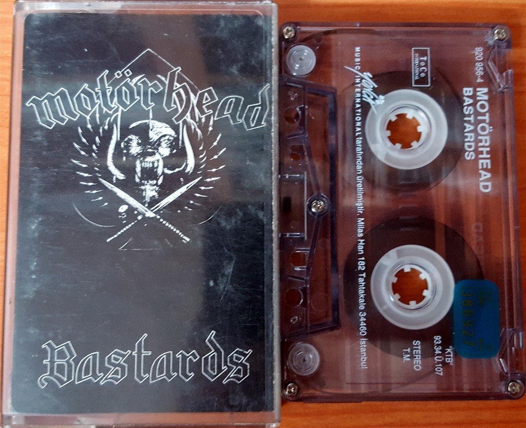 MOTORHEAD - BASTARDS (1993) YONCA CASSETTE MADE IN TURKEY ''USED''