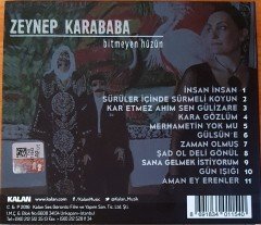 ZEYNEP KARABABA - BİTMEYEN HÜZÜN CD 2.EL