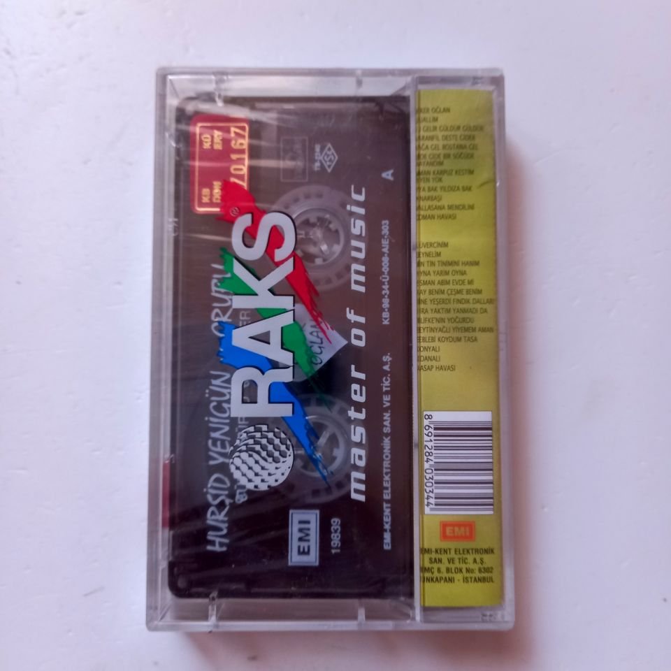 HURŞİD YENİGÜN VE GRUBU - TÜRKÜ TÜRKÜ TÜRKÜLER / ŞEKER OĞLAN (1998) - KASET SIFIR