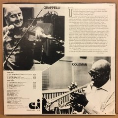 STEPHAN GRAPPELLI & BILL COLEMAN 1976 2.EL PLAK
