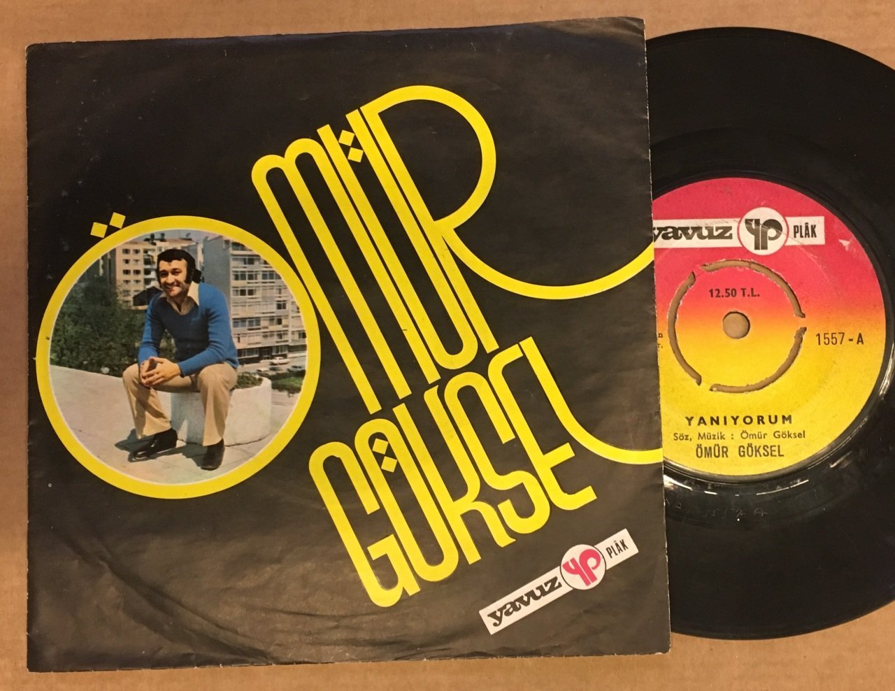 ÖMÜR GÖKSEL - YANIYORUM / GÖZLERİM YOLDA 7'' 45 DEVİR