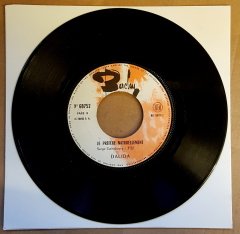 DALIDA - DANS MA CHAMBRE / JE PREFERE NATURELLEMENT (1966) - 7'' 45 DEVİR PROMO SINGLE PLAK