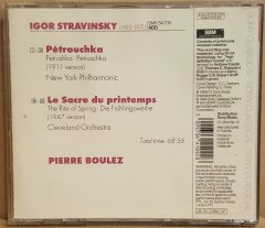 STRAVINSKY - PETROUCHKA / LE SACRE DU PRINTEMPS / PIERRE BOULEZ (1994) - CD 2.EL