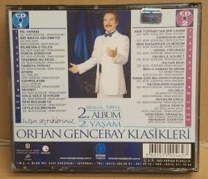 ORHAN GENCEBAY - KLASİKLERİ 2 / SİZİN SEÇTİKLERİNİZ - 2CD 2.EL