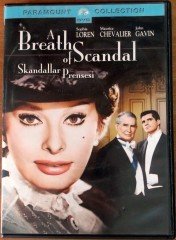 A BREATH OF SCANDAL - SKANDALLAR PRENSESİ - SOPHIA LOREN - MAURICE CHEVALIER - DVD 2.EL