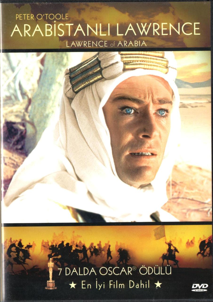 LAWRENCE OF ARABIA - ARABİSTANLI LAWRENCE - ALEC GUINNESS - ANTHONY QUINN - DAVID LEAN - 2DVD 2.EL