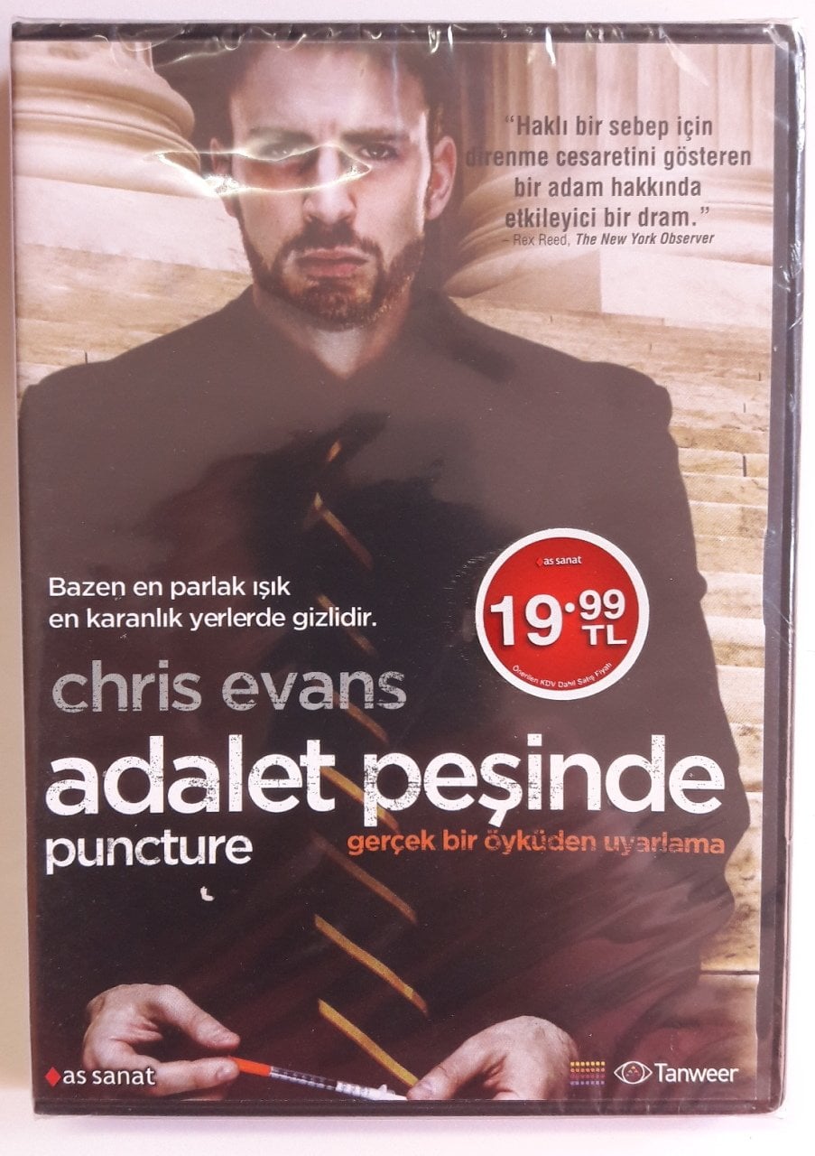 ADALET PEŞİNDE - PUNCTURE - CHRIS EVANS - DVD SIFIR