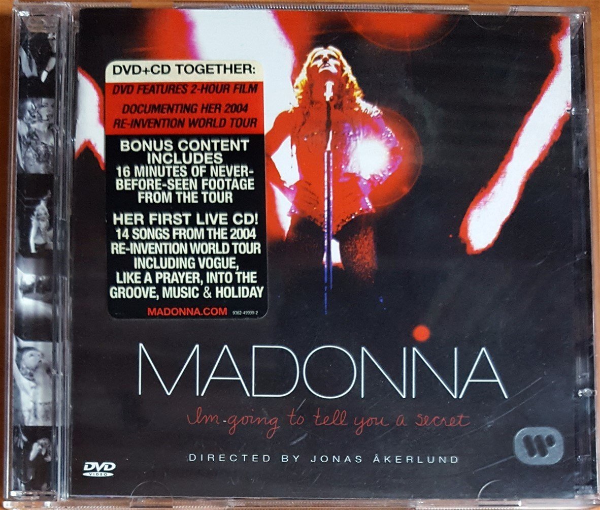 MADONNA - I'M GOING TO TELL YOU A SECRET (2006) CD+DVD 2.EL