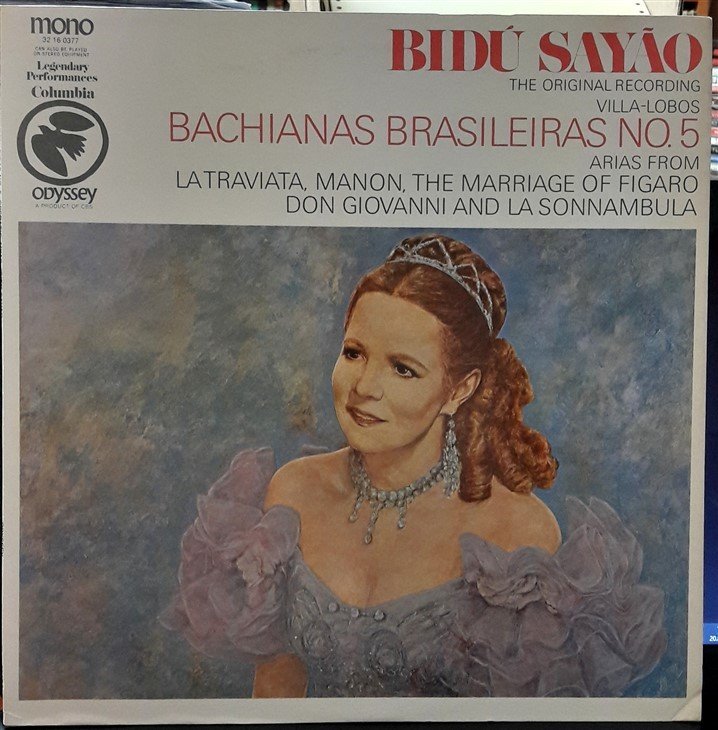 VILLA-LOBOS: BACHIANAS BRASILEIRAS NO.5, ARIAS FROM LA TRAVIATA, MANON..., BIDU SAYÃO - PLAK 2.EL