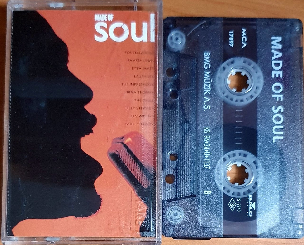 MADE OF SOUL / RAMSEY LEWIS, ETTA JAMES, LAURA LEE, THE DELLS (1996) - KASET 2.EL