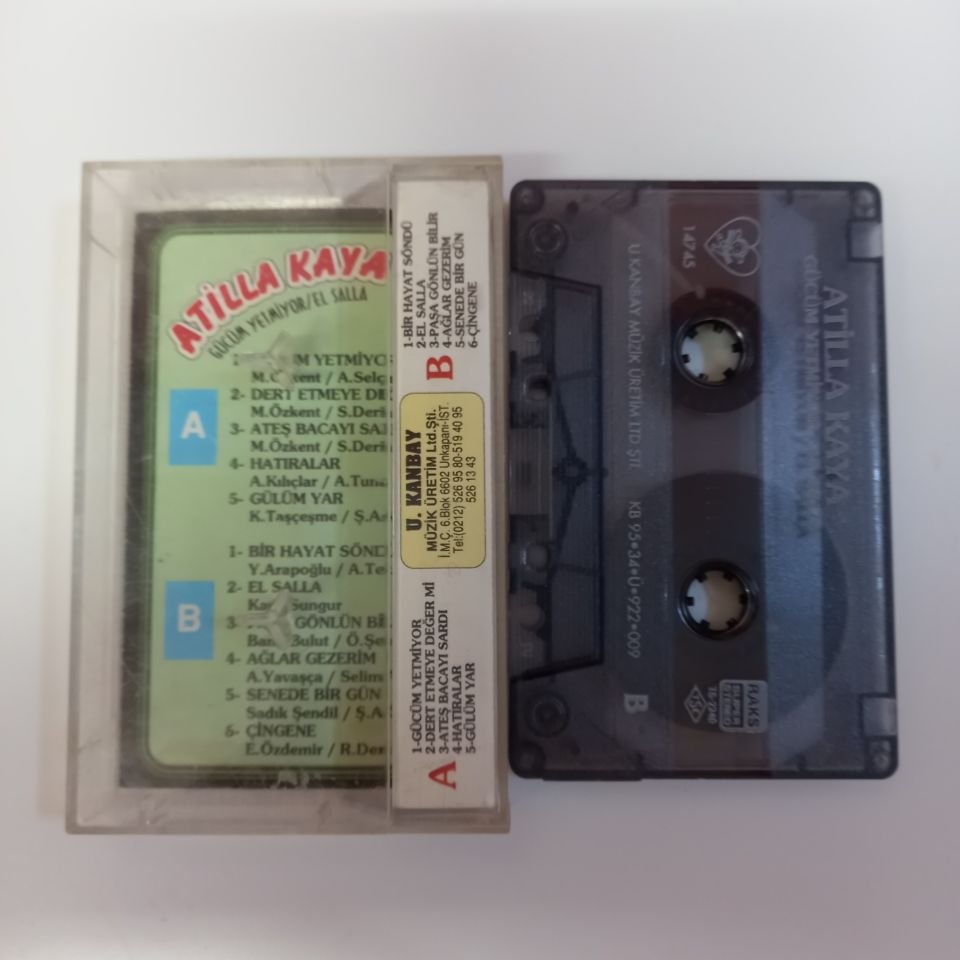 ATİLLA KAYA - GÜCÜM YETMİYOR / EL SALLA (1995) - KASET 2.EL