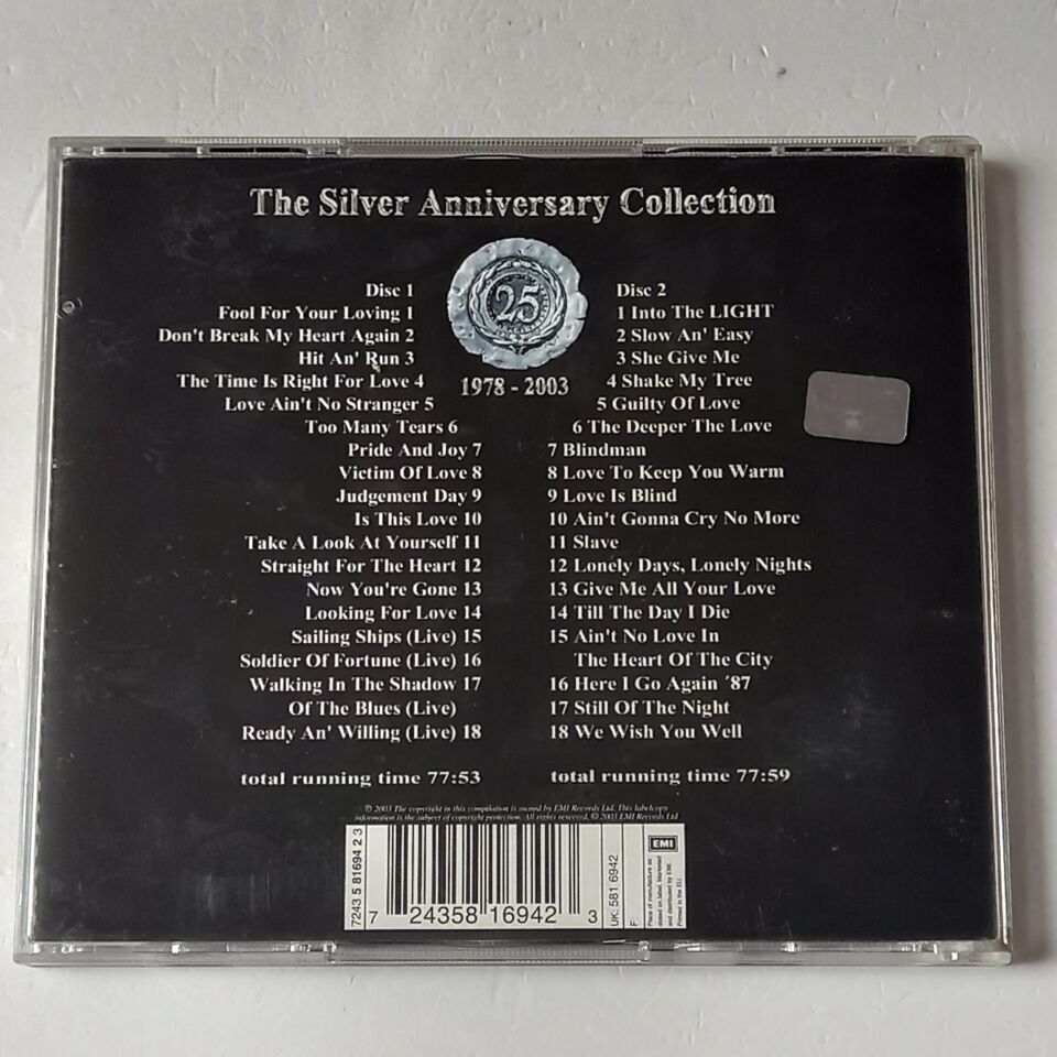 THE SILVER ANNIVERSARY COLLECTION - WHITESNAKE & DAVID COVERDALE & COVERDALE PAGE (2003) - 2CD REMASTERED 2.EL