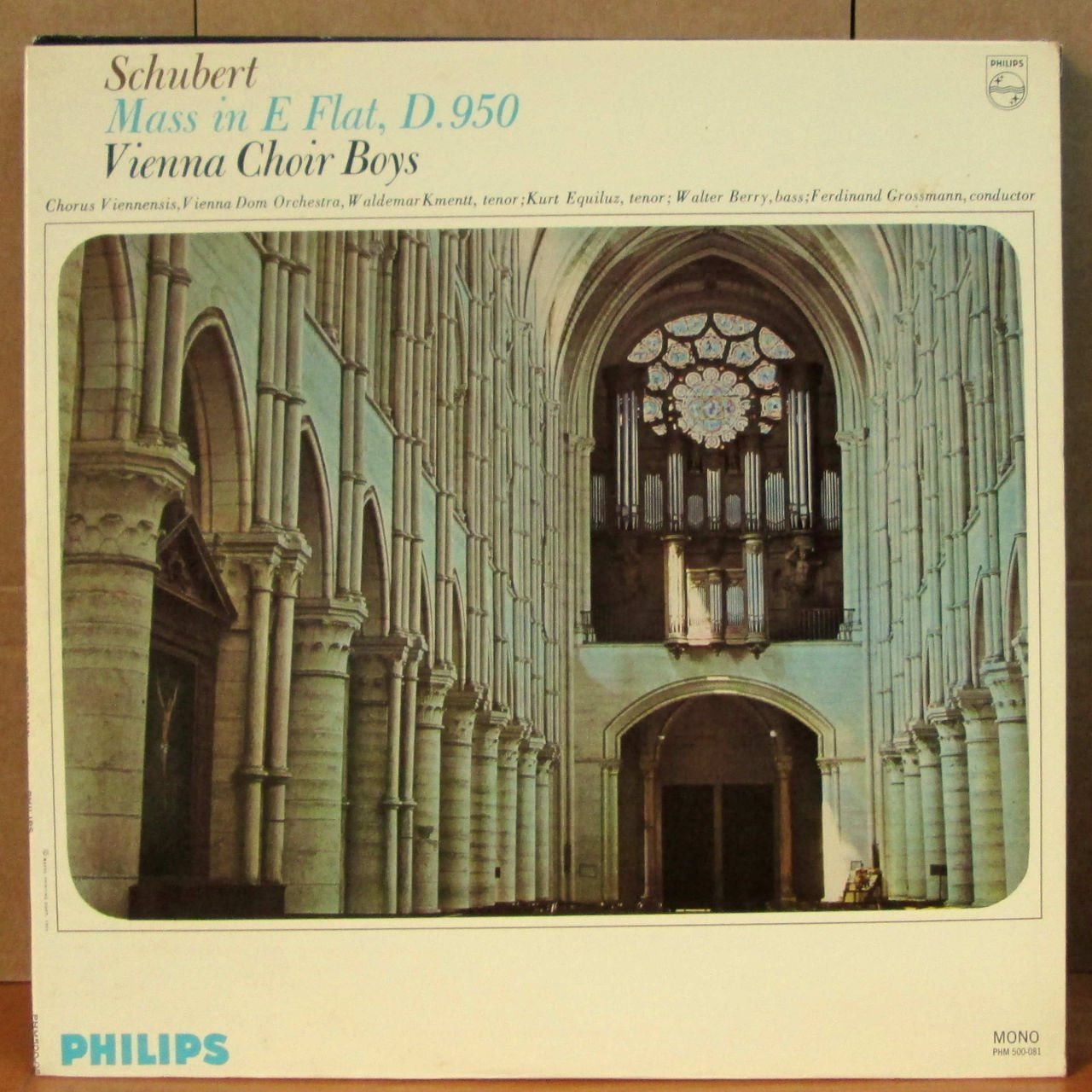 SCHUBERT MASS - Vienna Choir Boys - LP 2.EL