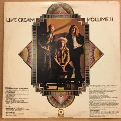 CREAM - LIVE CREAM VOLUME II 2.EL PLAK
