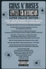 GUNS N'ROSES - APPETITE FOR DESTRUCTION (1987) - 4CD 1 BLU RAY AUDIO 2018 SUPER DELUXE EDITION BOX SIFIR JELATİNİ SIYRILMIŞ