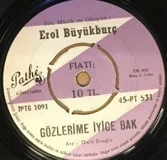 EROL BÜYÜKBURÇ - GÖZLERİME İYİCE BAK / KIRIK KALP 7'' 45 DEVİR