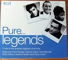 PURE LEGENDS / ELVIS PRESLEY JOHNNY CASH TONY BENNETT 4CD 2.EL