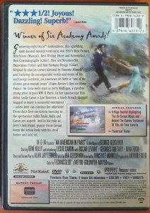 AN AMERICAN IN PARIS - GENE KELLY - DVD 2.EL 1. BÖLGE TR ALTYAZI YOKTUR