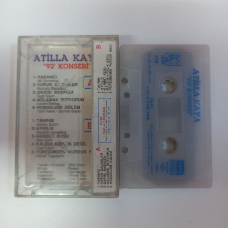ATİLLA KAYA - '92 KONSERİ (1991) - KASET 2.EL