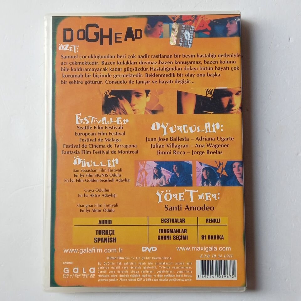 DOGHEAD / FARKLI HAYATLAR - JUAN JOSE BALLESTA - DVD 2.EL