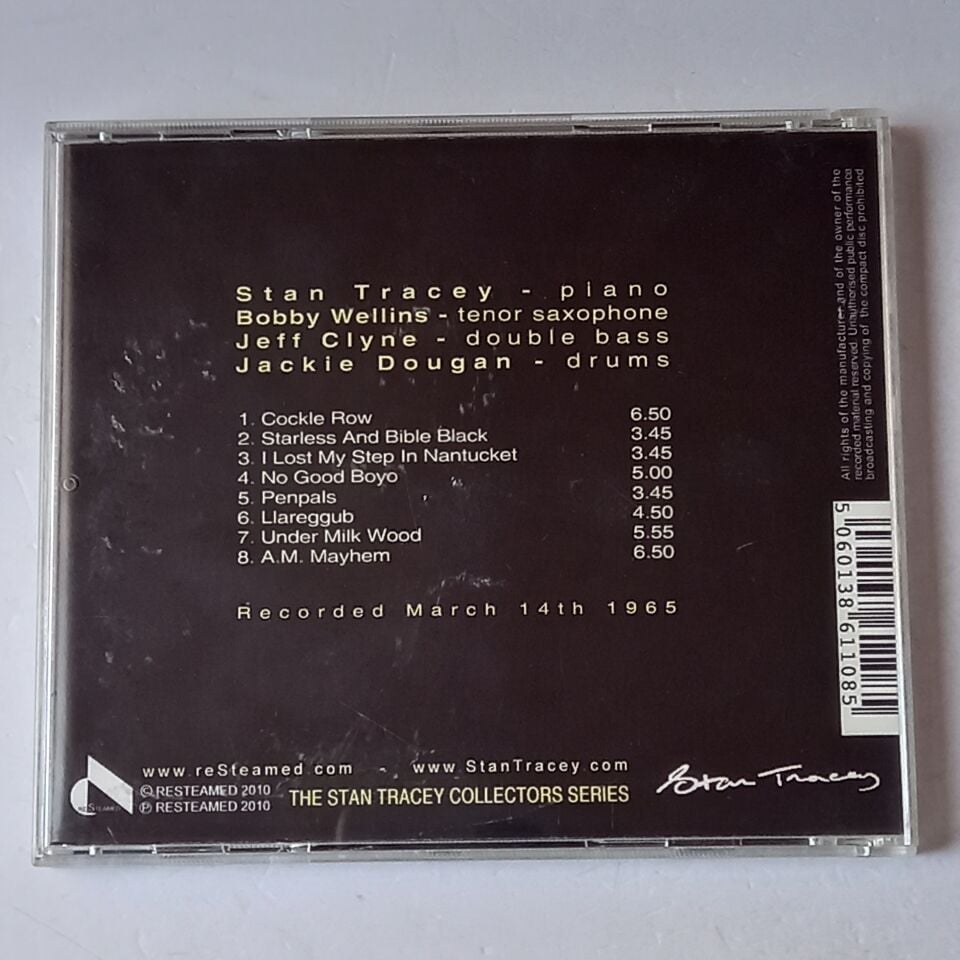 THE STAN TRACEY QUARTET – UNDER MILK WOOD / JAZZ SUITE (1965) - CD REMASTERED REISSUE 2.EL