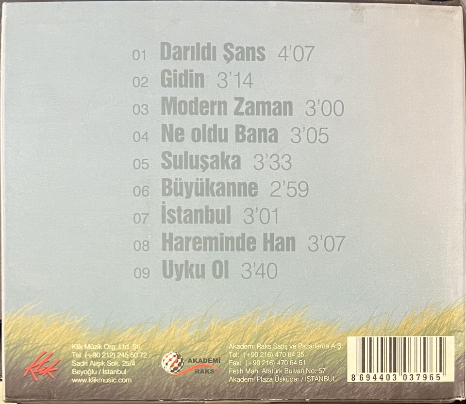PEYK - SULUŞAKA (2007) CD DIGIPAK 2.EL