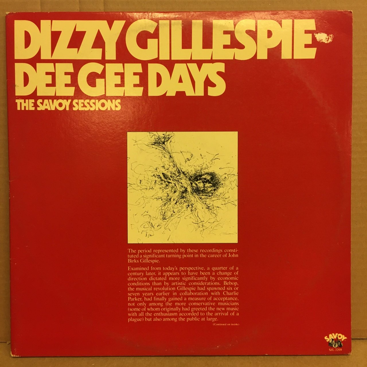 DIZZY GILLESPIE DEE GEE DAYS THE SAVOY SESSIONS 2.EL 2PLAK