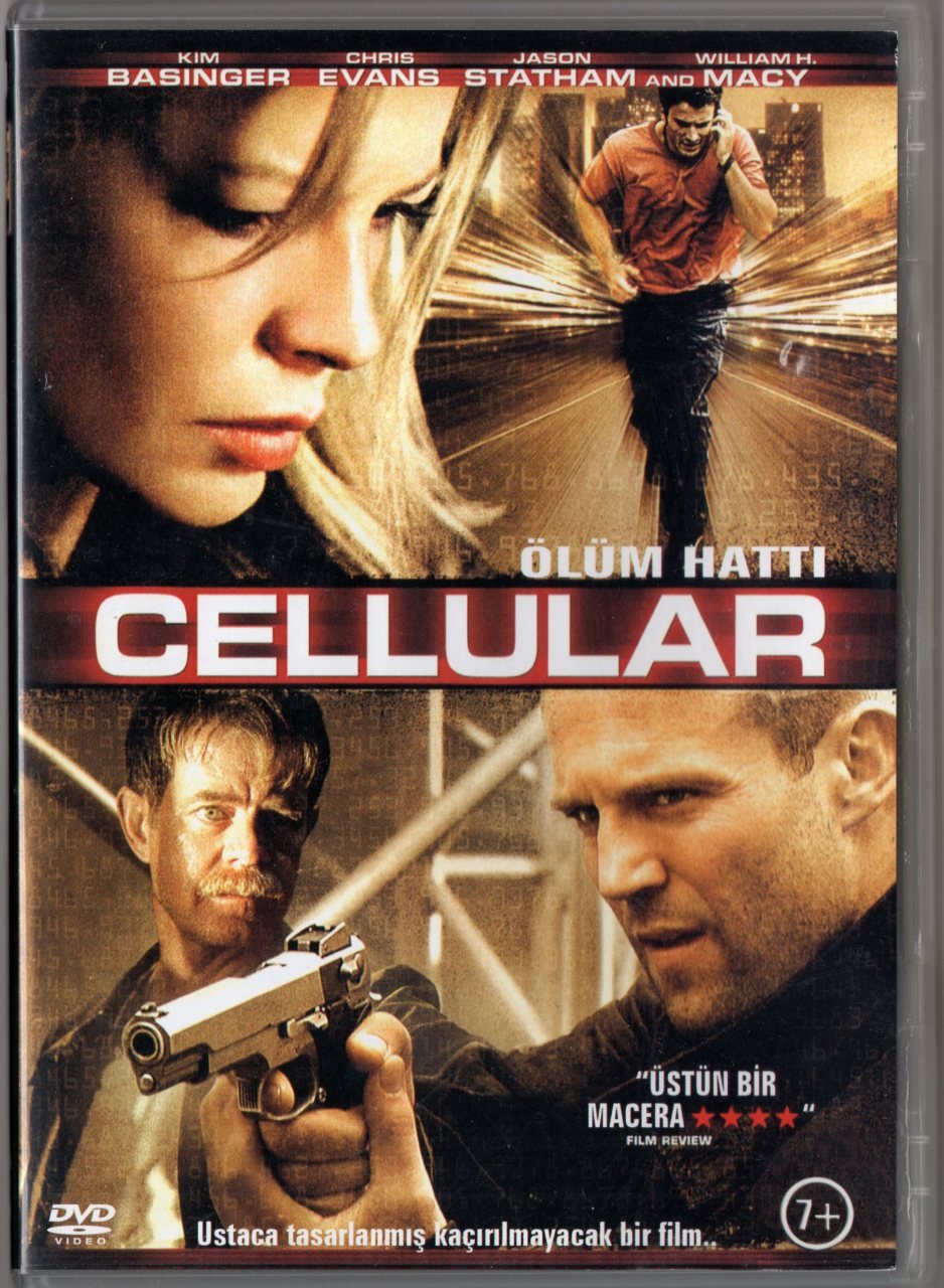 CELLULAR - ÖLÜM HATTI - KIM BASINGER - CHRIS EVANS - DVD 2.EL